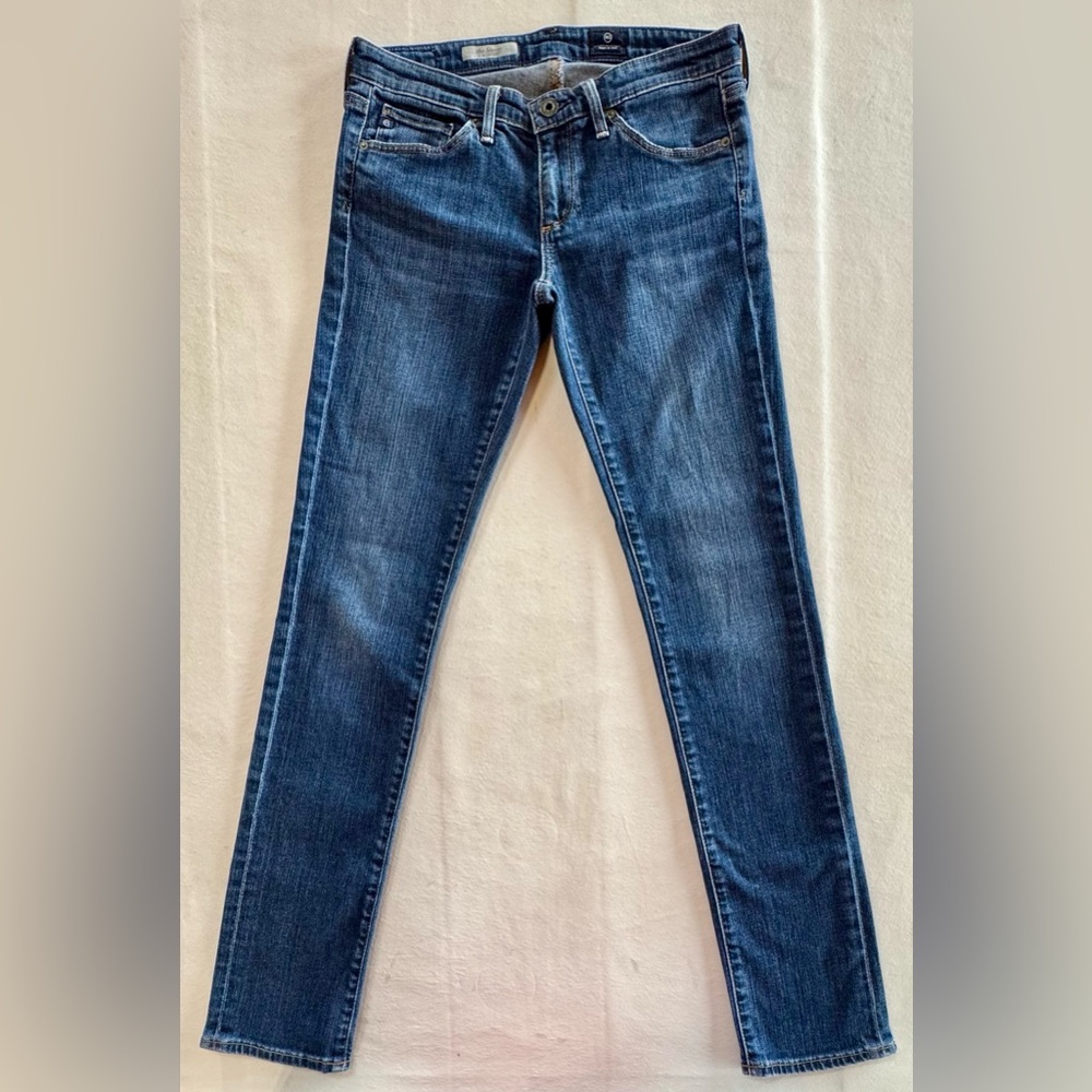 AG Adriano Goldschmied Stevie Slim Straight Jeans (W26R L31.5) - Picture 3 of 17